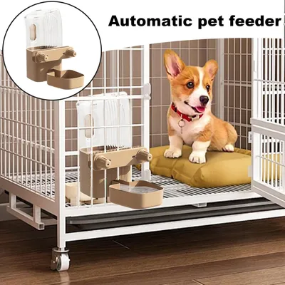 PetTribes Dispensador automático de comida y agua para gatos/perros