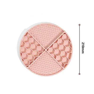 PetTribes Coussinet à lécher silicone - Pour chien/chat - Rose