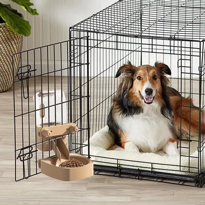 PetTribes Dispensador colgante de comida/agua - Gato y perro