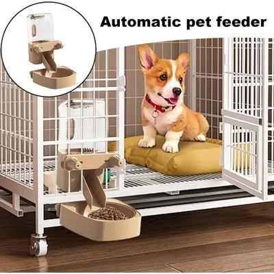 PetTribes Dispensador colgante de comida/agua - Gato y perro