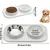 PetTribes Gamelles silicone+inox - Support stable pour animaux