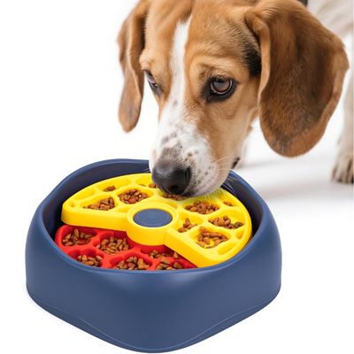 PetTribes Bol interactif anti-glouton pour chien/chat - 3 couches