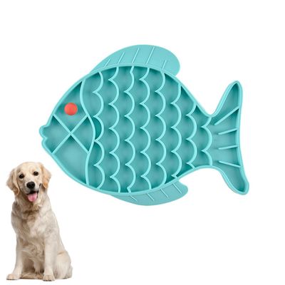 PetTribes Bol repas lent 100% silicone - Pour pets gloutons (Gris)