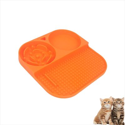 PetTribes Tapis à lécher - Alimentation lente (Couleur bleue)