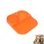 PetTribes Tapis à lécher - Alimentation lente (Couleur orange)