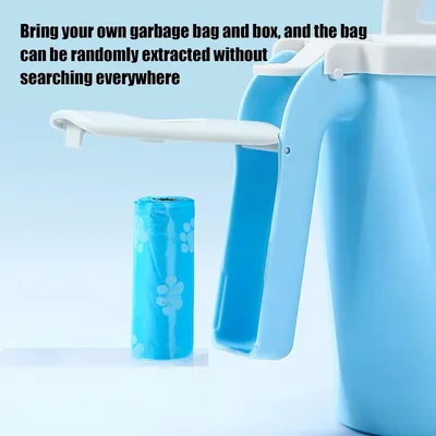 PetTribes Pelle à litière pour chat - Avec support de rangement