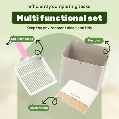 PetTribes Kit multifonction nettoyage litière chat