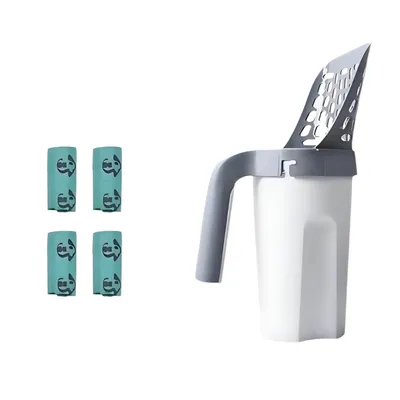 PetTribes Pelle à déjections + 60 sacs