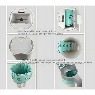 PetTribes Pelle à déjections + 60 sacs