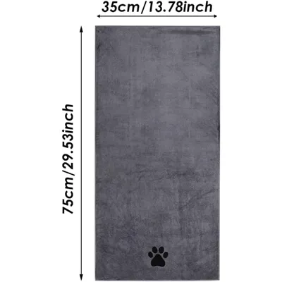 PetTribes Serviette super absorbante pour chat/chien - Doux & portable