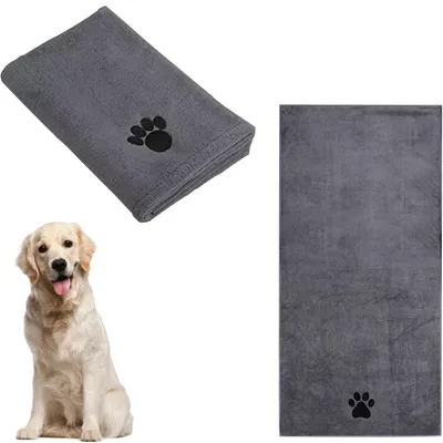 PetTribes Serviette super absorbante pour chat/chien - Doux & portable