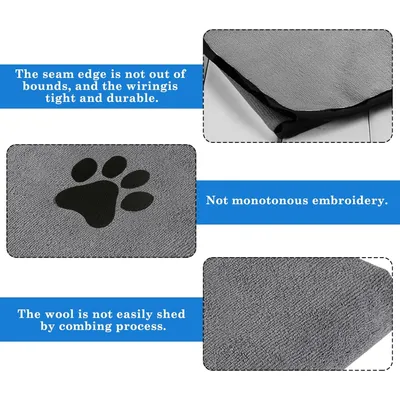 PetTribes Serviette super absorbante pour chat/chien - Doux & portable