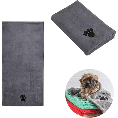 PetTribes Serviette super absorbante pour chat/chien - Doux & portable
