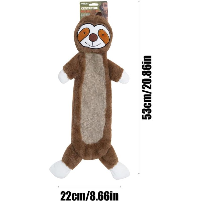 PetTribes Jouet peluche sonore pour chien - Résistant à la mastication