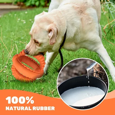 PetTribes Jouet détachable caoutchouc naturel grand chien