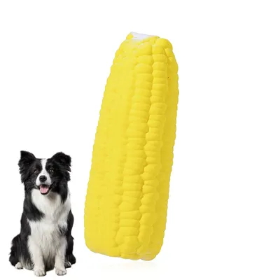 PetTribes Jouet Maïs pour Chien - Nettoyant Dentaire & Son Amusant