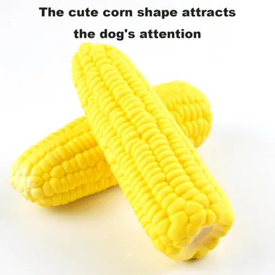 PetTribes Jouet Maïs pour Chien - Nettoyant Dentaire & Son Amusant
