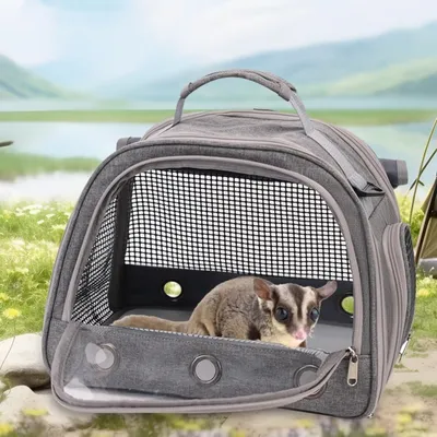 PetTribes Sac transport pets 35x25x23cm - Oiseaux, rongeurs, portable