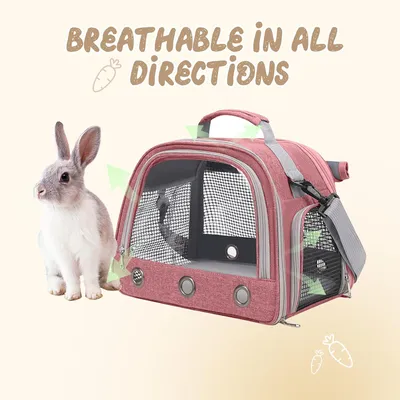 PetTribes Sac transport pets 35x25x24cm - Oiseaux, rongeurs, portable