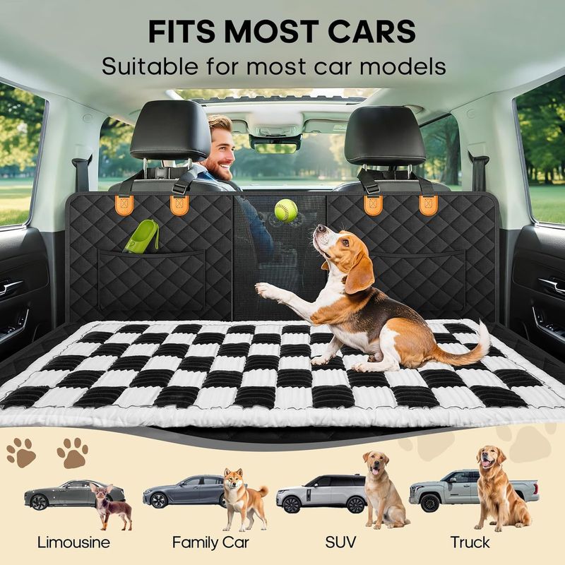 PetTribes Protection siège auto chien - Tapis antidérapant et confortable