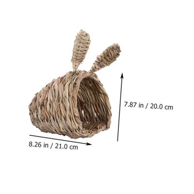 PetTribes Nid Tressé Lapin - Chaud Hiver & Frais Été