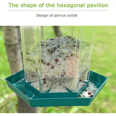 PetTribes Mangeoire Hexagonale Suspendue