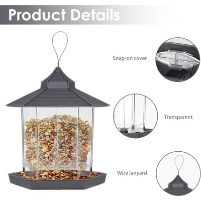 PetTribes Mangeoire Hexagonale Suspendue