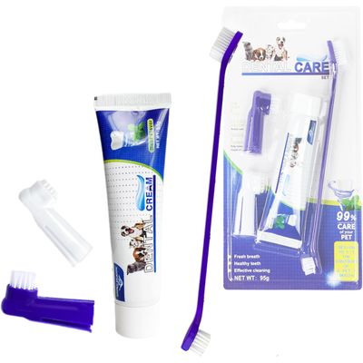 PetTribes Kit 4-en-1 soin dentaire chien/chat