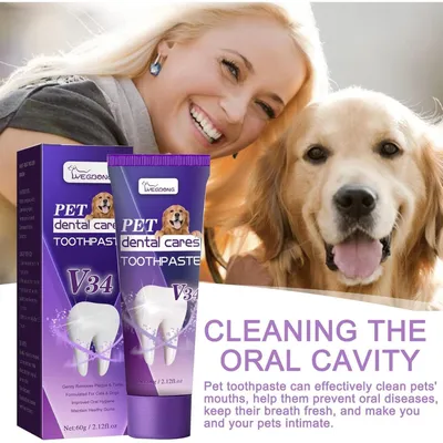 PetTribes Dentifrice sûr pour soins bucco-dentaires chat/chien