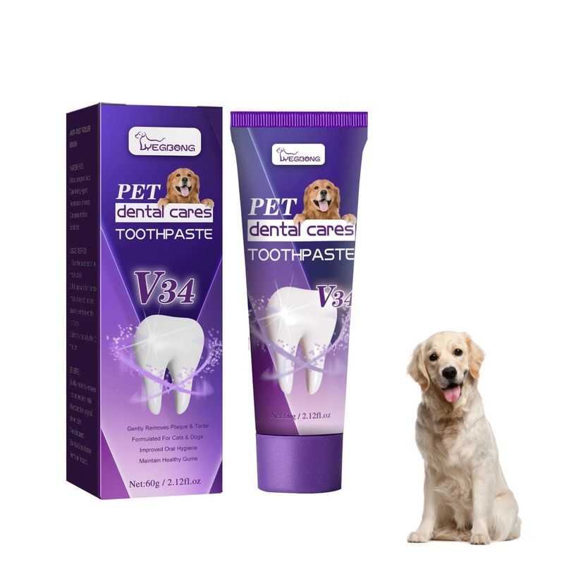 PetTribes Dentifrice sûr pour soins bucco-dentaires chat/chien