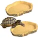 PetTribes 2 bols reptiles - Nourriture & eau pour tortues