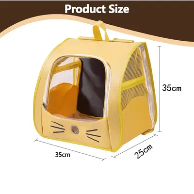 PetTribes Transportín para mascotas plegable-Amarillo