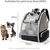 PetTribes Sac à Dos Transport Chien/Chat - Respirant, Pliable et Stable