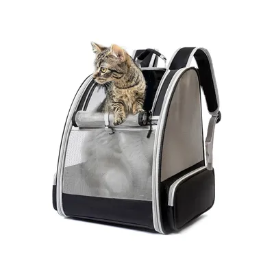 PetTribes Sac à Dos Transport Chien/Chat - Respirant, Pliable et Stable