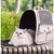 PetTribes Sac de transport respirant et pliable pour chat/chien