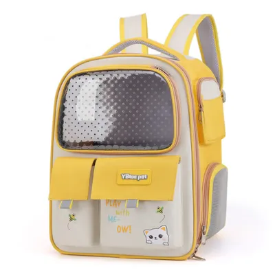 PetTribes ac à Dos de Transport Respirant pour Chat et Petit Chien - Voyage PetTribes ac à Dos de Transport Respirant pour Chat et Petit Chien - Voyage