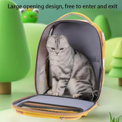 PetTribes ac à Dos de Transport Respirant pour Chat et Petit Chien - Voyage