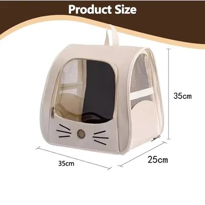 PetTribes Transportín para mascotas plegable - Blanco