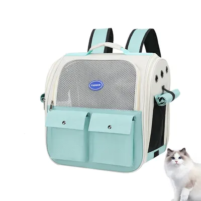 PetTribes Sac de transport respirant et pliable pour chat/chien PetTribes Sac de transport respirant et pliable pour chat/chien