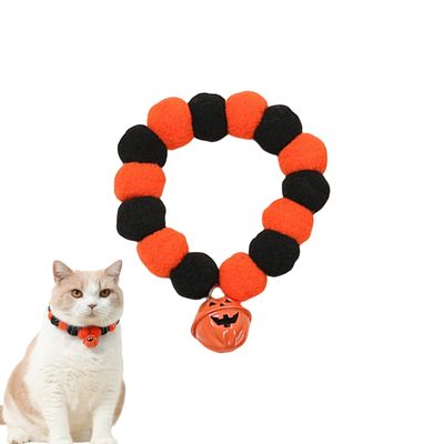PetTribes Collier Citrouille pour Chats et Chiens