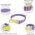 PetTribes Collier chien/chat réglable - Anti-étranglement (M, Bleu/Jaune)
