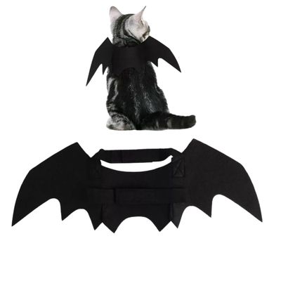 PetTribes Ailes chauve-souris pour chat - Déguisement Halloween & cosplay