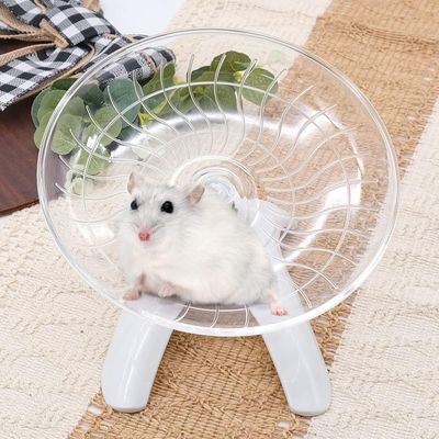 PetTribes Roue silencieuse pour hamster - Exercice nuit/jour, bébé & adulte