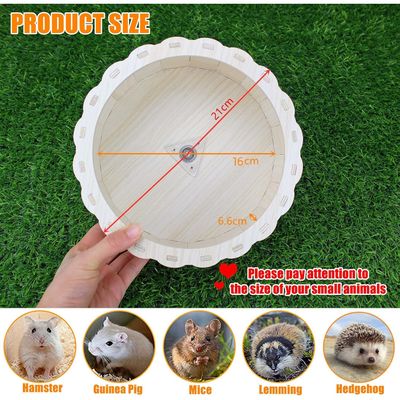 PetTribes Roue de Course Silencieuse 21cm - Pour Hamster et Petits Rongeurs