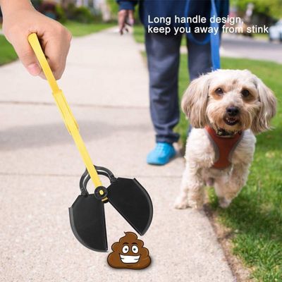 PetTribes Kit nettoyage déjections chien - Pelle longue avec râteau