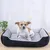 PetTribes Lit orthopédique pour chien - antidérapant & lavable - Noir L PetTribes Lit orthopédique pour chien - antidérapant & lavable - Noir L