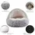 IntiMeg Lit rond en peluche pour chat