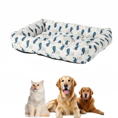 IntiMeg Nid en lin doux et épais pour chien IntiMeg Nid en lin doux et épais pour chien