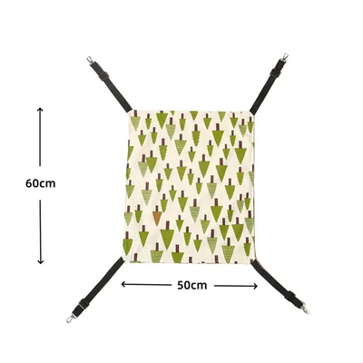 IntiMeg Hamac cage de fer pour animaux 50×60cm