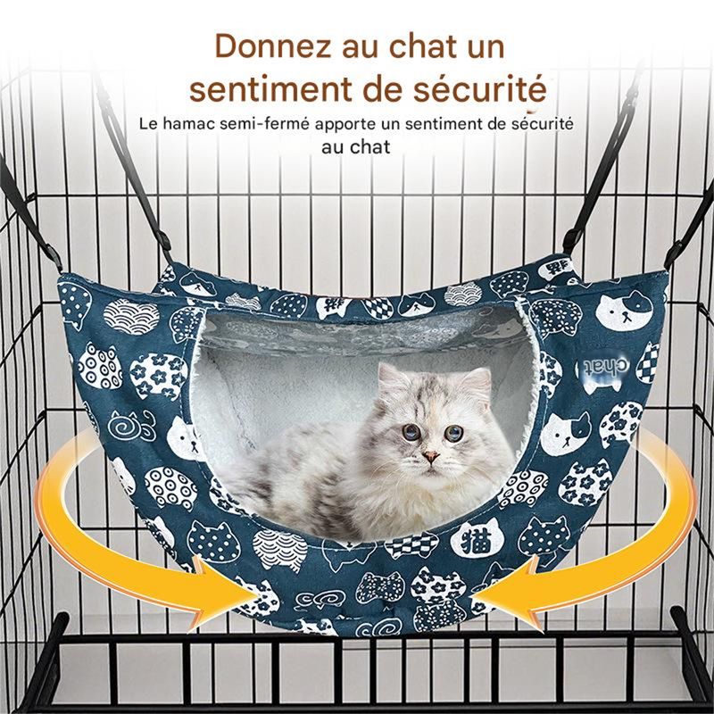 IntiMeg Hamac pour chat suspendu